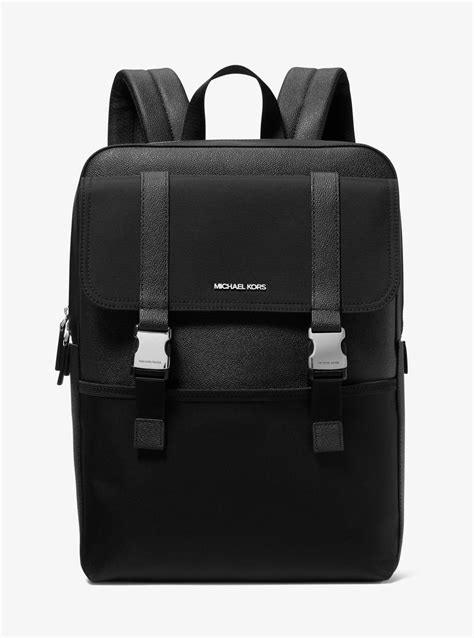 michael kors mens kent nylon cycling backpack black|michael kors wikipedia.